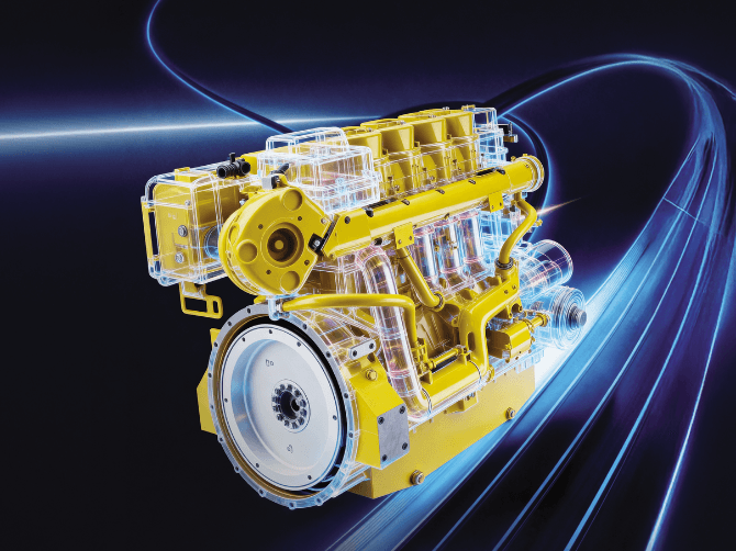 German Diesel workshop and diesel engine service environment